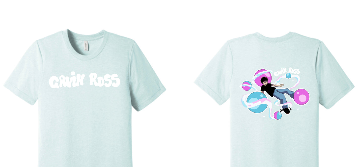 Gavin Ross Blue Women's Cropped T-Shirt