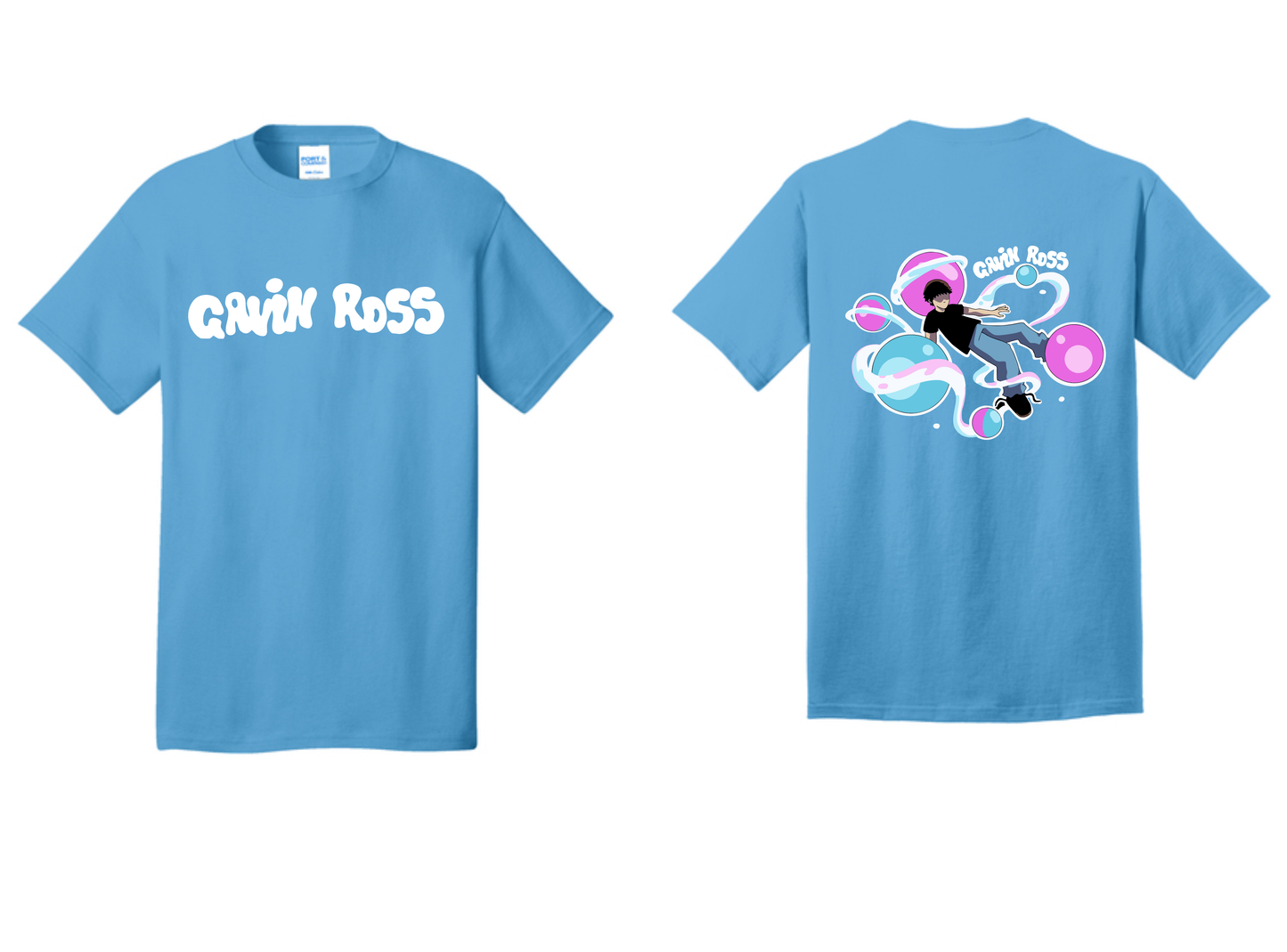 Cyan Gavin Ross T-Shirt