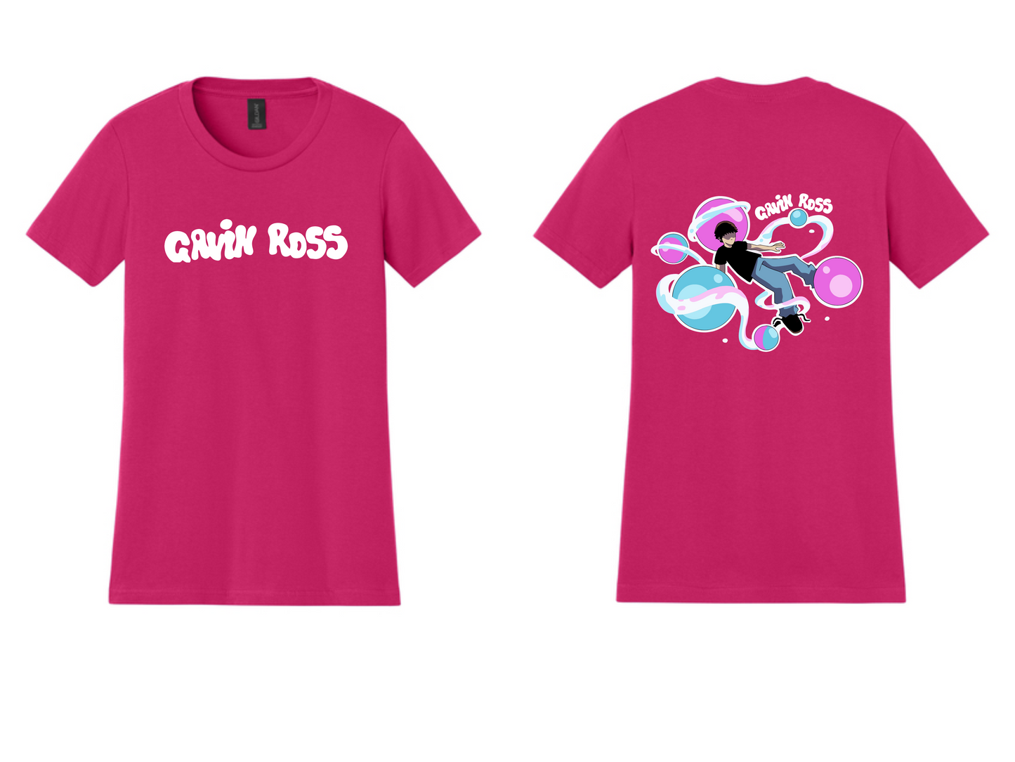 Gavin Ross Dark Pink T-shirt